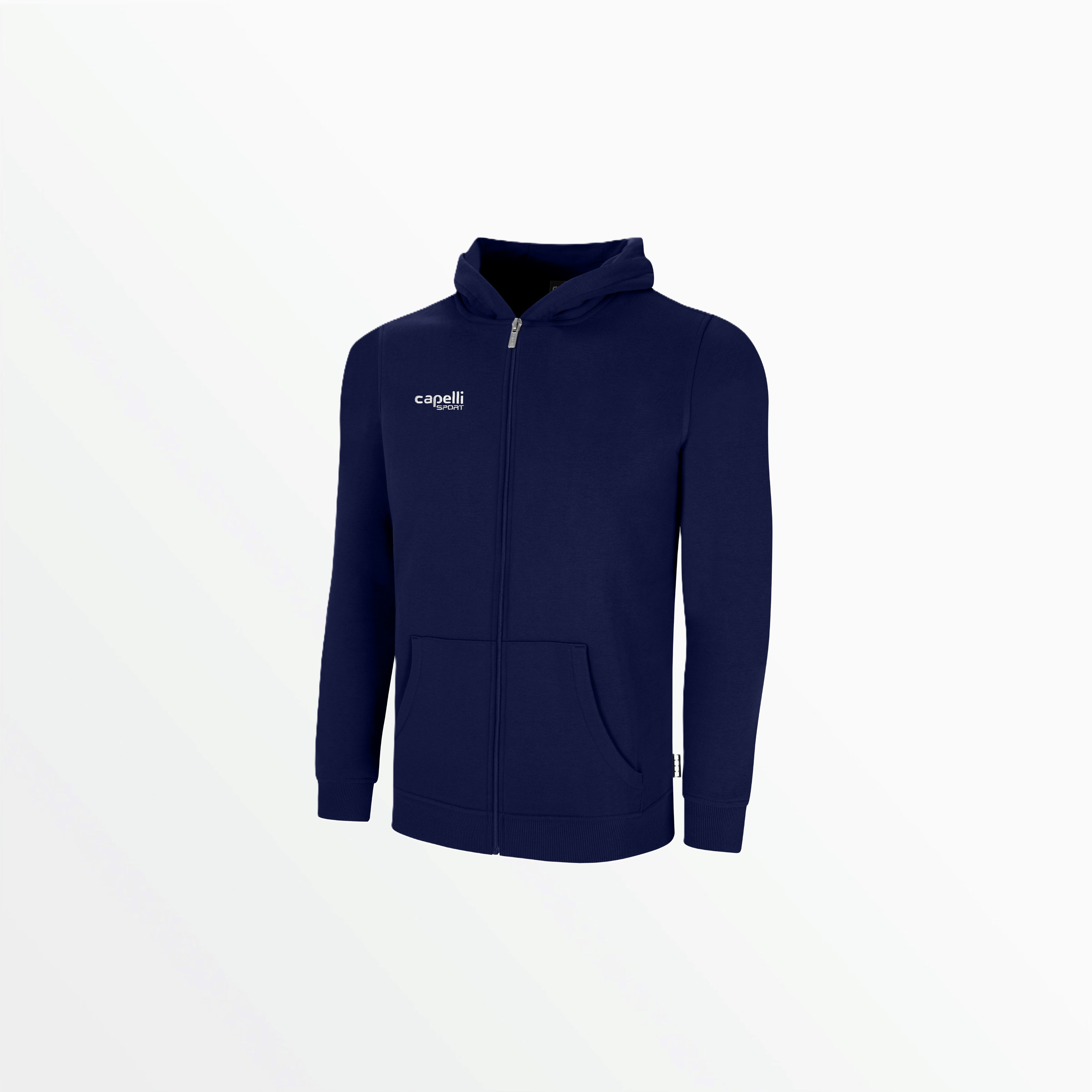 BASICS sweat-shirt à capuche zippé en polaire