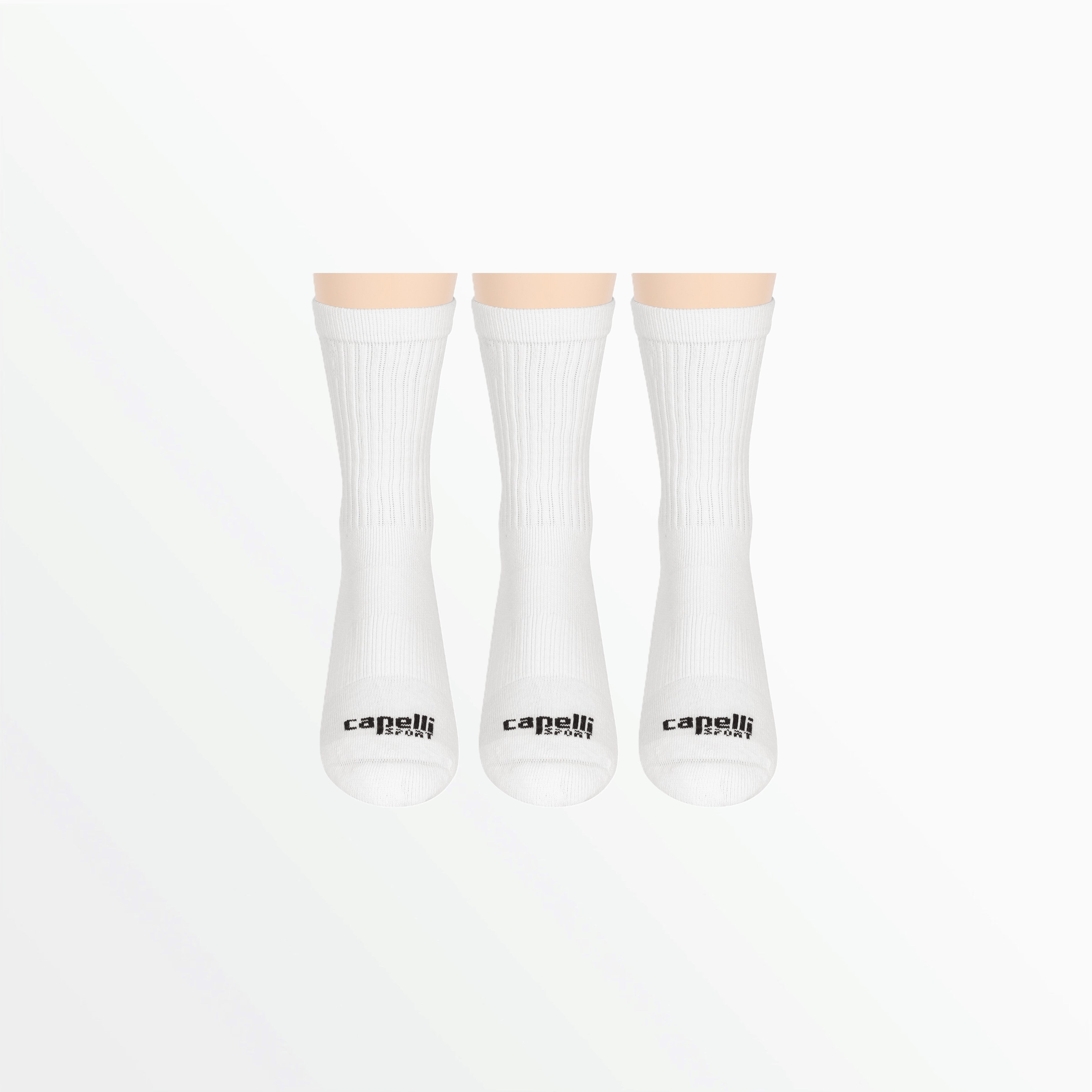 BASICS CUSHIONED COMFORT Crew Socks, 3 pk
