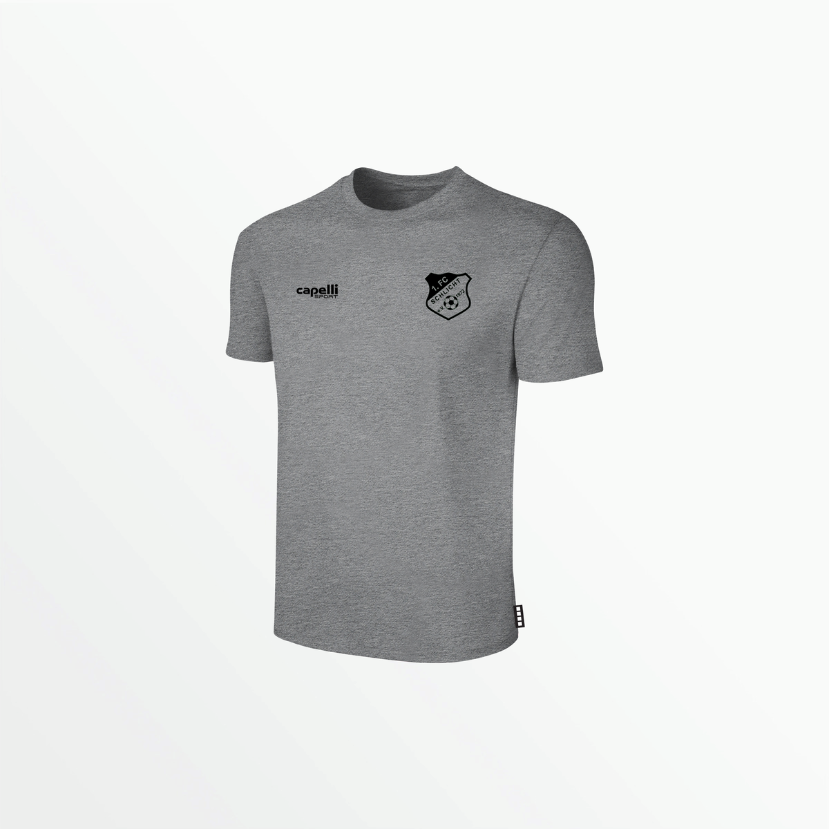 BASICS Short Sleeve Tee w/ Chest Logo - 1.FC Schlicht
