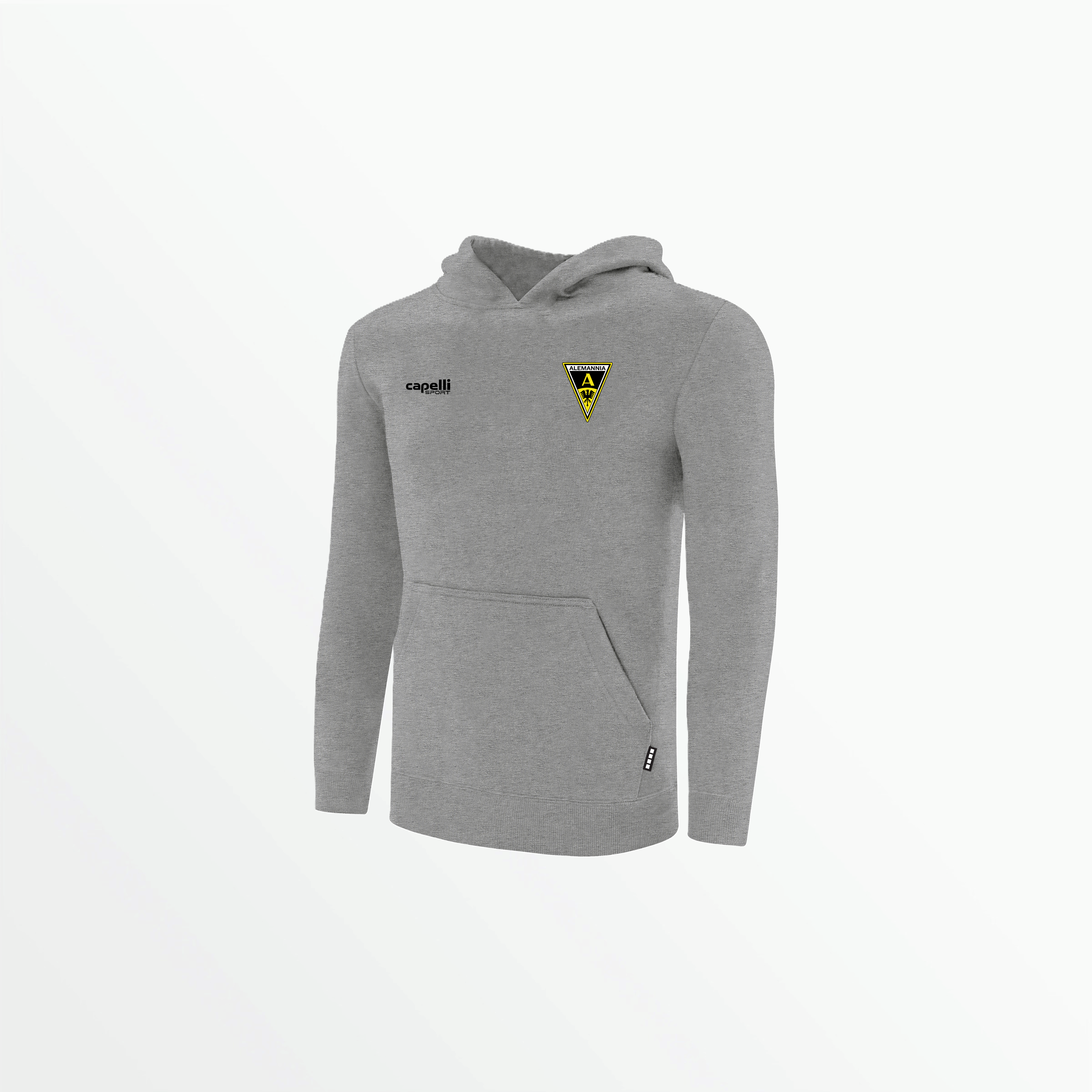 BASICS Fleece Pullover Hoodie w/ Chest Logo — Alemannia Aachen