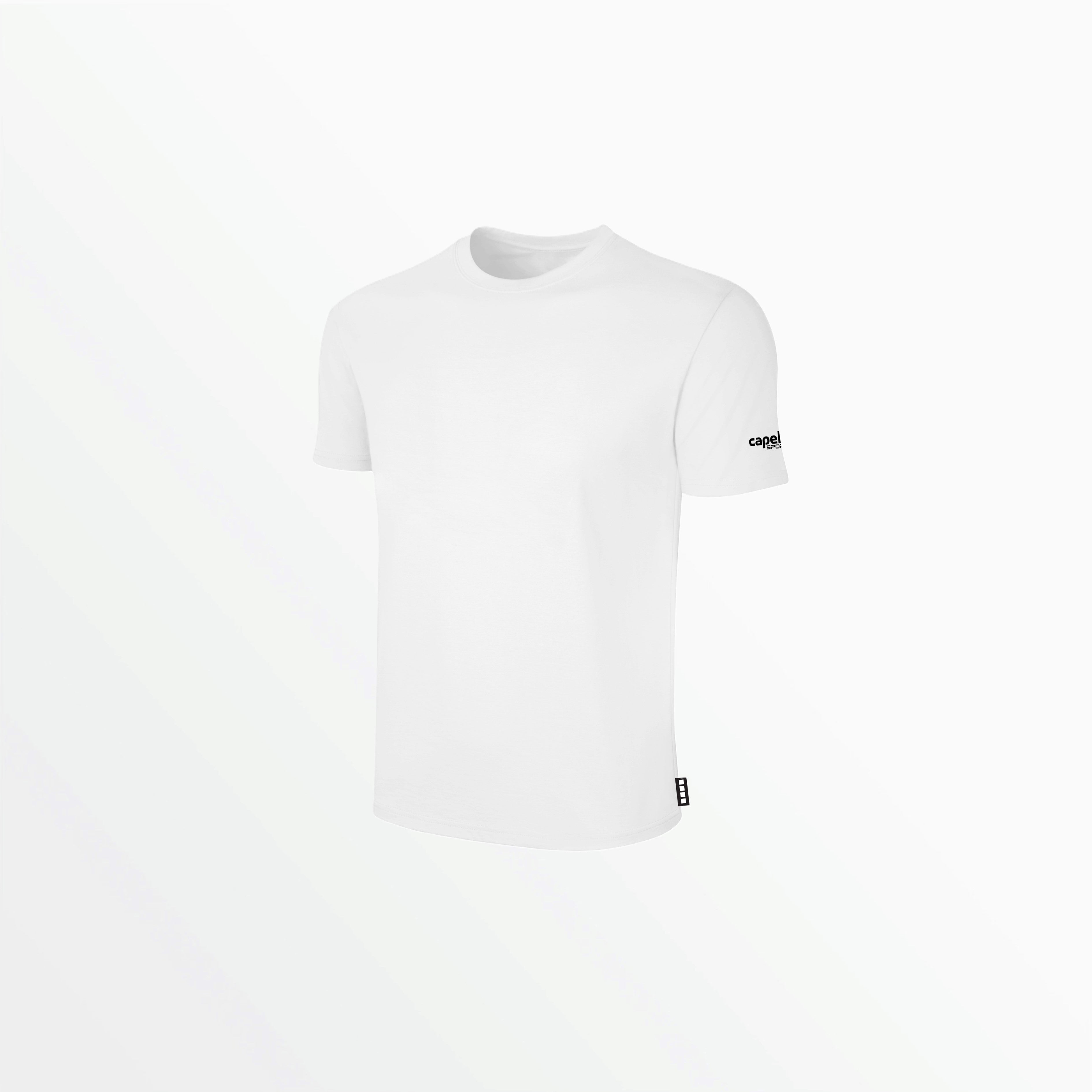 BASICS Short Sleeve Tee with Sleeve Logo