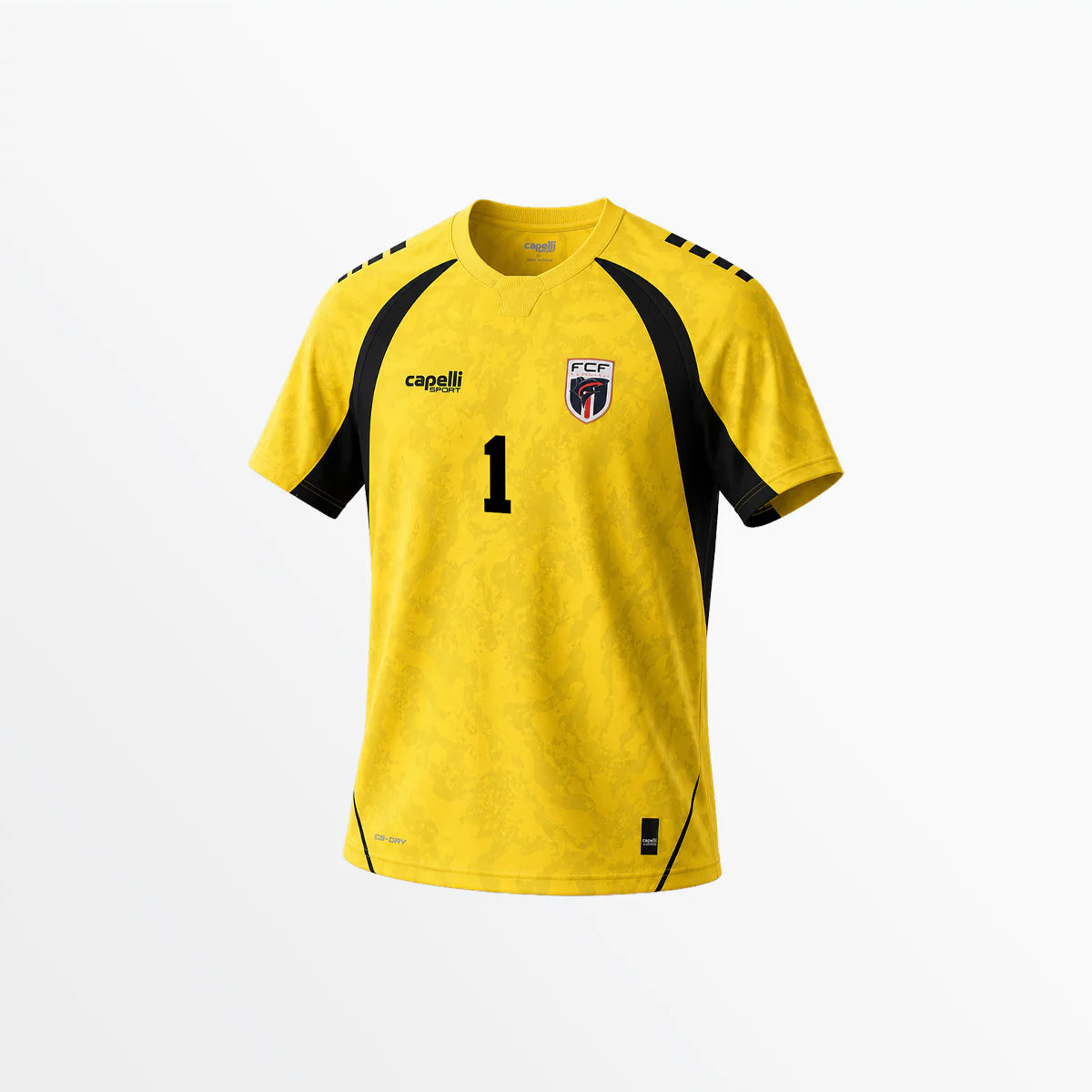 ADULT CAPE VERDE 2026 YELLOW GOALKEEPER REPLICA JERSEY - PRE-ORDER
